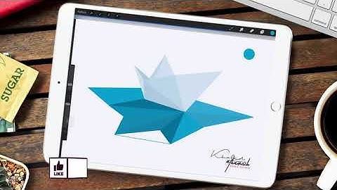 Low Poly art on iPad Pro | procreate | How to Draw a Boat: Sailing Boat