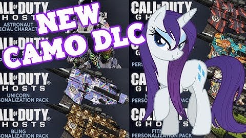 New COD: Ghosts Camo & Character Packs (Unicorn, Bling, Spectrum Armor, AND MORE)