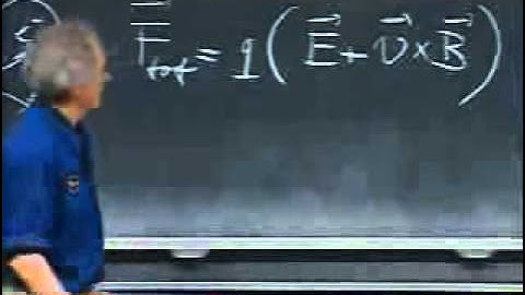 Lec 11: Magnetic field and Lorentz Force | 8.02 Electricity and Magnetism (Walter Lewin)