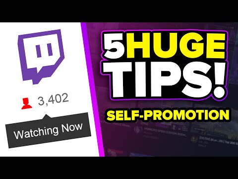 5 HUGE Tips To Get More Viewers on Twitch by Self-Promoting