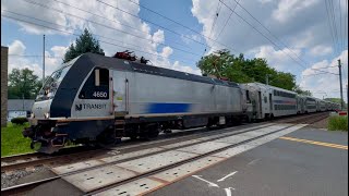NJ Transit ALP-46A #4650 NJCL Train 7241 Silverside Ave Little Silver NJ 