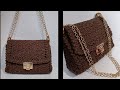 DIY | macrame shoulder bag tutorial # macrame craft