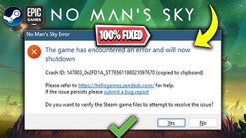 🚀 Fix No Man’s Sky Crash Error | “Has Encountered An Error And Will Now Shut Down” Solution 🛠️