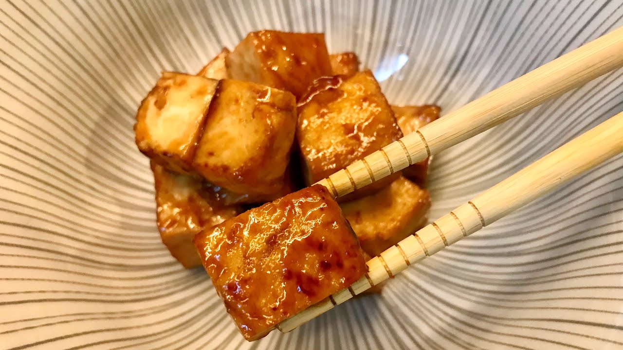 How to make Tofu? Fast & Easy Tofu recipe.طرز تهیه سریع و آسان توفو سرخ