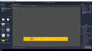 7. Creating our first GDScript for linking buttons - Digital Student Online School
