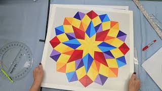 CATHEDRAL GLASS : Let's Make a CATHEDRAL GLASS Barn Quilt! | FREE PATTERN  & INSTRUCTIONS Video #66