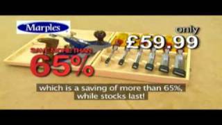 XMS09CHISELS Marples Set of 6 Splitproof Chisels Plus Record No.4 Plane
