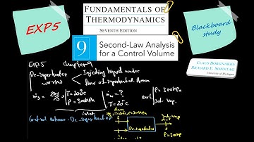 Fundamental of thermodynamics, Chapter9, Second-Law Analysis for a Control Volume, EXP5