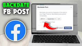 How to backdate a facebook post (New Update)