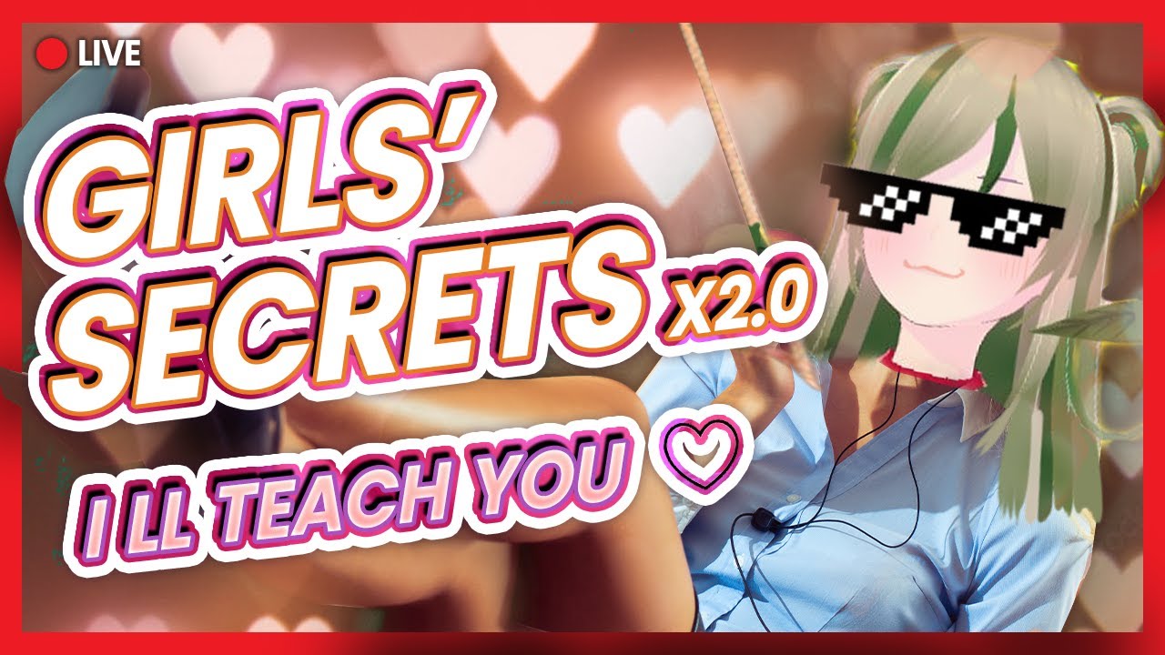【FreeChat】Kiradol Sensei'll teach you all about GIRLS SECRETS♡【Kiradol Vine】