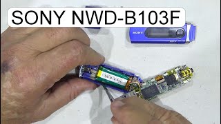 DISASSEMBLE SONY MP3 PLAYER NWD-B103F