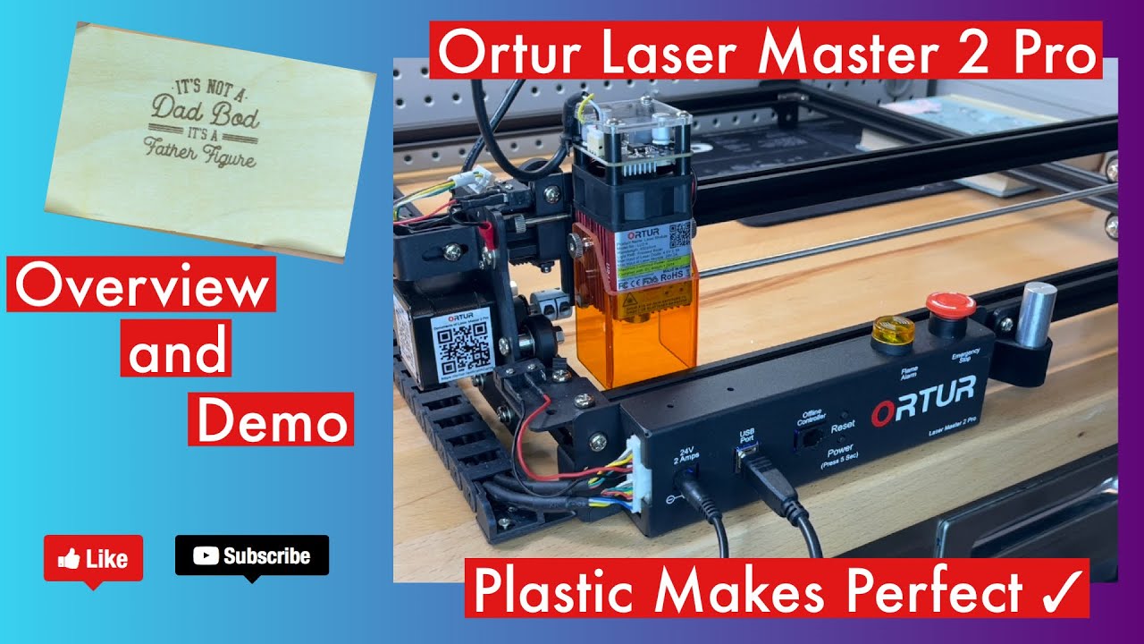 Ortur Laser Master 2 Pro Overview And Demo Youtube