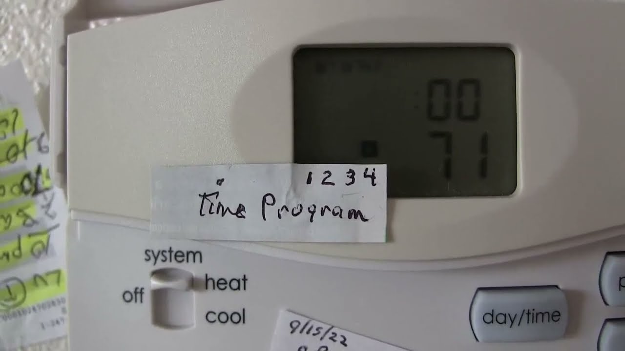 Clear the flashing number, Hunter 44110 YouTube