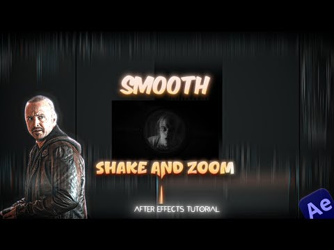 Smooth shake and zoom - After effects Tutorial