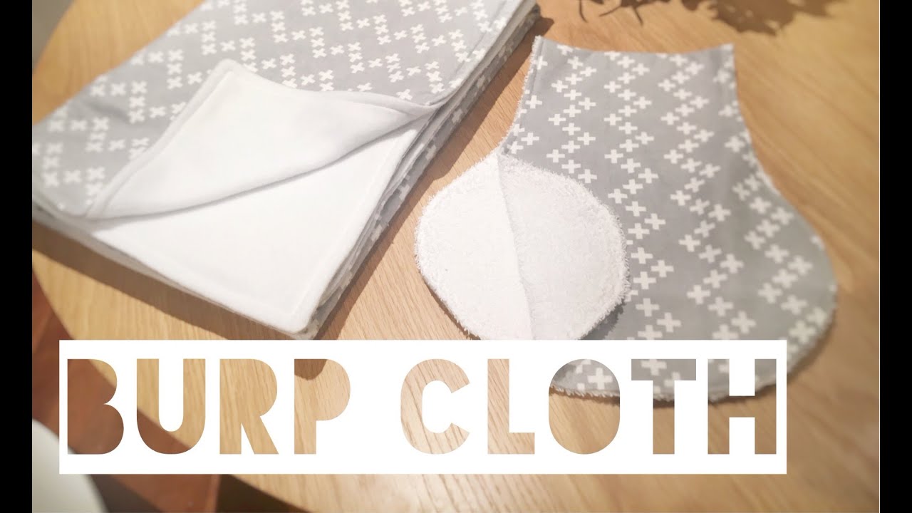 HOW TO MAKE A BURP CLOTH | DIY Gift   Mummy Maker