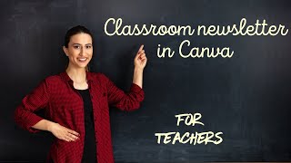 How to Create a Classroom Newsletter in Canva (Easy Tutorial for Teachers)