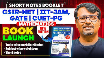 Short Notes Book New Addition | CSIR-NET, IIT-JAM, GATE, CUET-PG By GP Sir