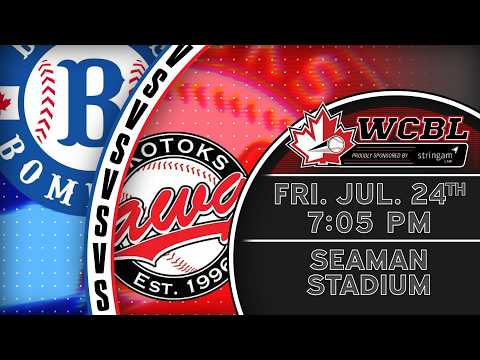 HIGHLIGHTS - Brooks Bombers vs Lethbridge Bulls - July 24th 2026