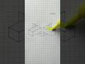 Try This Easy 3D Drawing #shorts #drawing #art