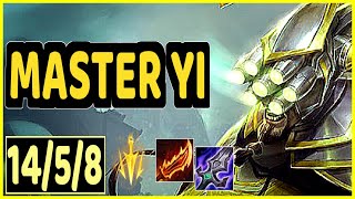 MASTER YI VS KAYN - 14/5/8 KDA JUNGLE GAMEPLAY