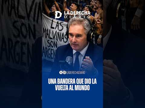 🇦🇷🇬🇧 Pablo Quirno defendió la bandera que apareció en el Mundial: Dice una verdad