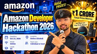 Amazon Developer Hackathon 2026  ₹1 CRORE Prize Money! | How to Register Telugu News