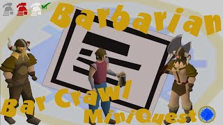 OSRS Barbarian Bar Crawl Miniquest Guide | Ironman Approved