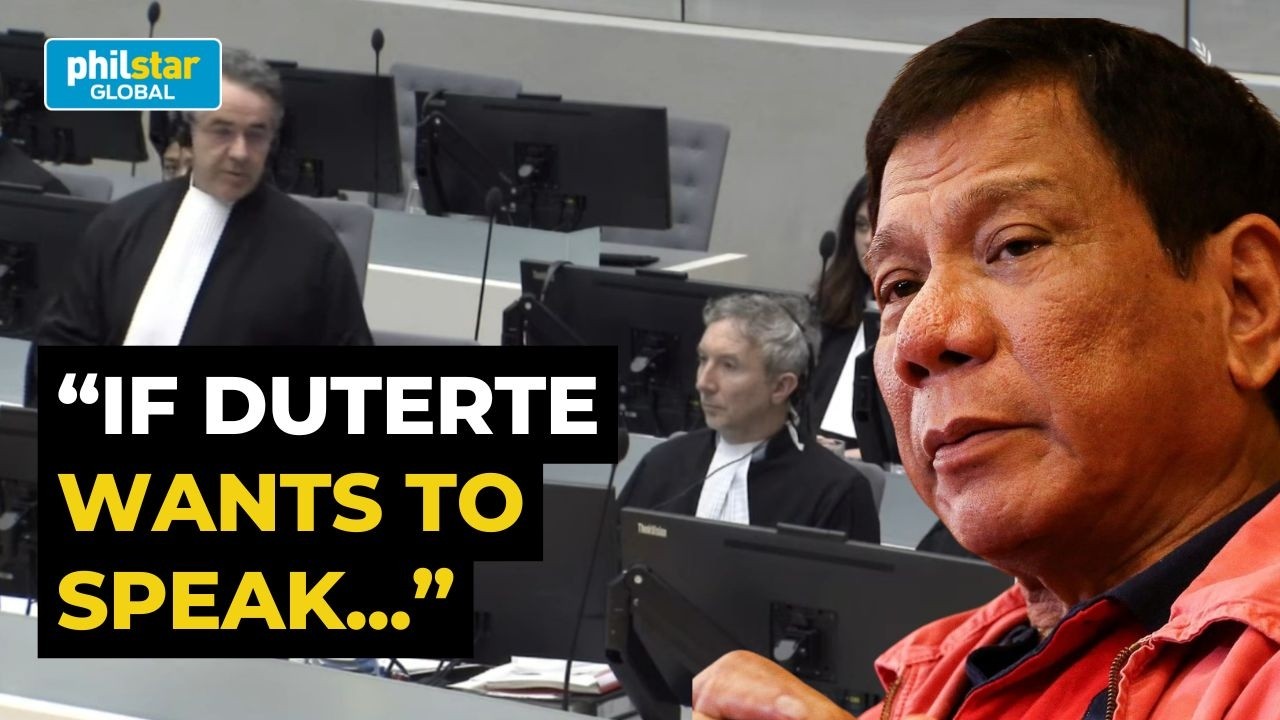Duterte sa ICC: Nicholls kay Kaufman: 'If Duterte wants to speak, he should go here'