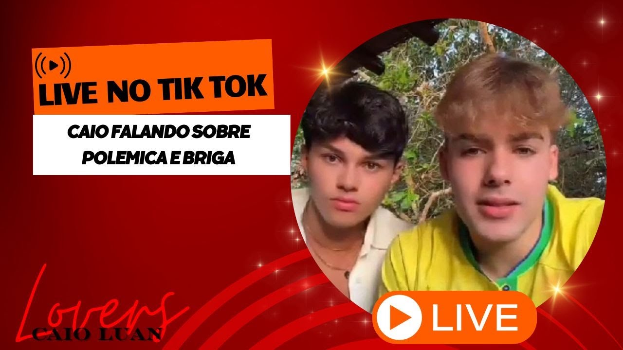 Live com Caio e Luan no Tok Tok
