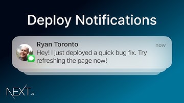 Next.js Deploy Notifications