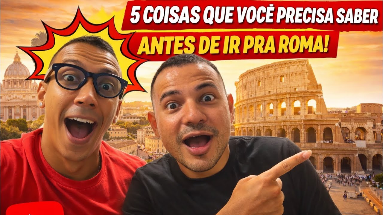 5 coisas que você precisa saber antes de ir pra Roma! #viagem 