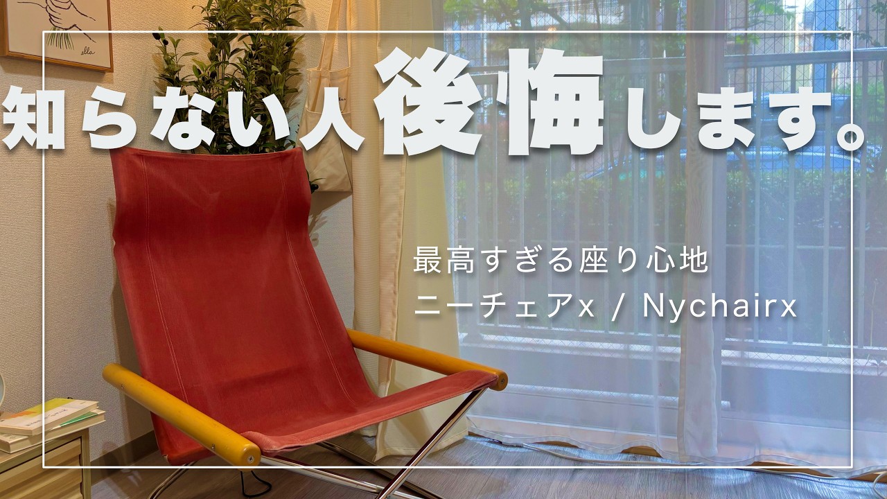 最高の読書椅子】もっと早く買えばよかった、ニーチェアエックス