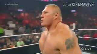 Brock Lesnar welcome to suplex city (Destroying Bo Dallas)