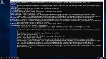 Transfer FSMO From a Failed Domain Controller (Running Windows Server 2019)