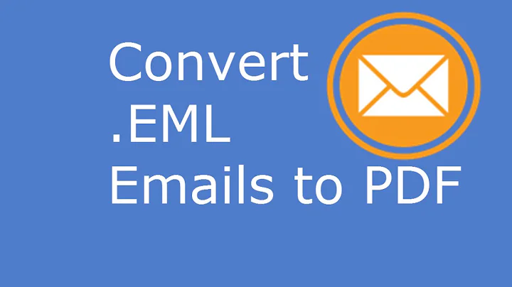 Convert .EML files to PDF with PstViewer Pro