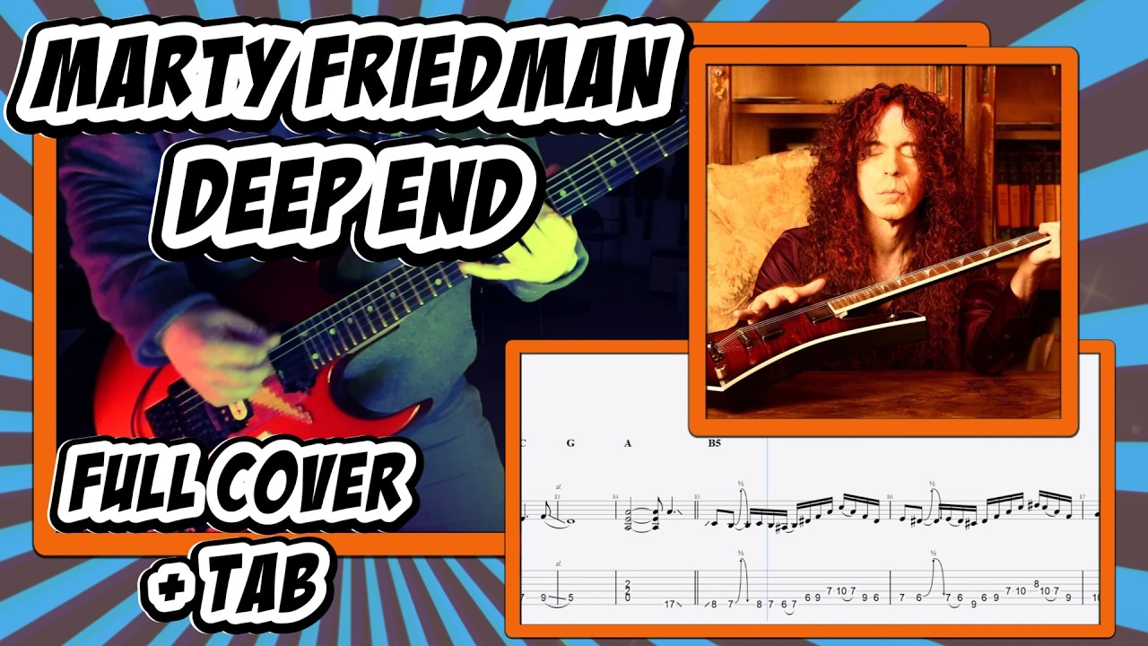Watch Marty Friedman - Deep End COVER + TAB on YouTube Watch Marty Friedman - Deep End COVER + TAB on YouTube
