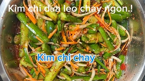 Cách Làm Kim Chi Dưa Leo Chay Đơn Giản Ngon Giòn Dể Làm .
