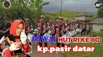 Pawai HUT  RI ke 80‼️kp pasir datar bareng corps GPC Sukamulya#drumband #abahofficial 