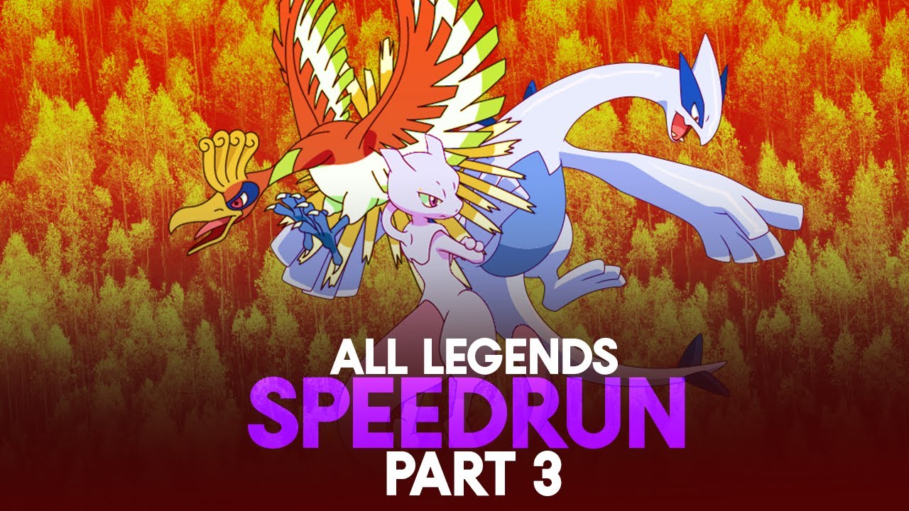 All Legendaries Speedrun Part 3 Pokemon Heartgold & Battle Revolution
