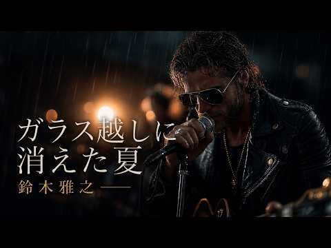 【AI cover】ガラス越しに消えた夏 / 鈴木雅之｜別々の道を歩いたあの日の夏｜バラードロック・アレンジ