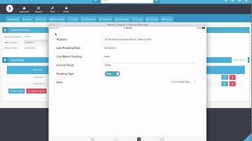 electricity meter reading IPAD