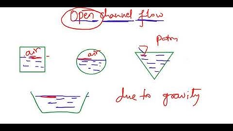 Open channel flow Lec-1 | by Shubham sarathe