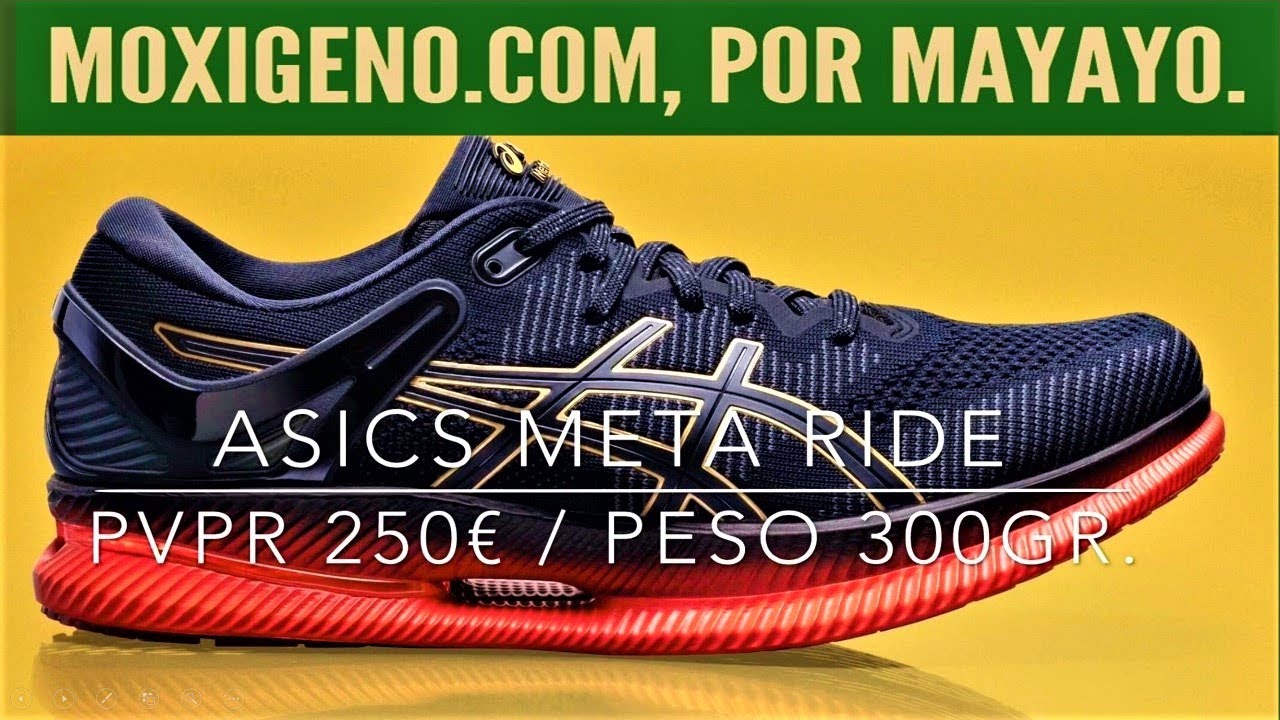 La zapatilla Metaride de Asics creada por científicos para correr más