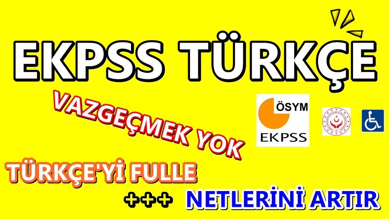 EKPSS TÜRKÇE FULL ÇEKTİREN SORULAR.EKPSS 2020.EKPSS.EKPSS GENEL KÜLTÜR.EKPSS TÜRKÇE.EKPSS