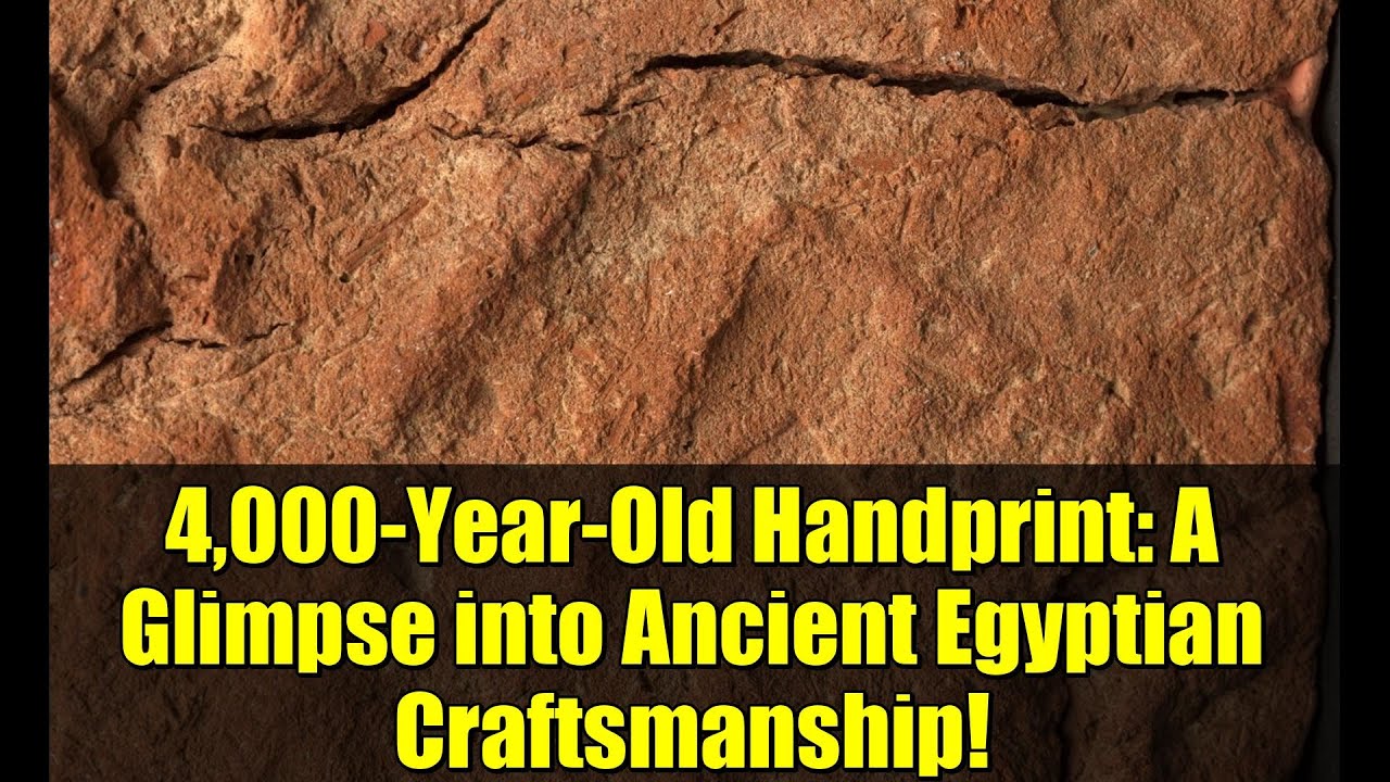 Отпечаток руки возрастом 4000 лет: взгляд на мастерство Древнего Египта!