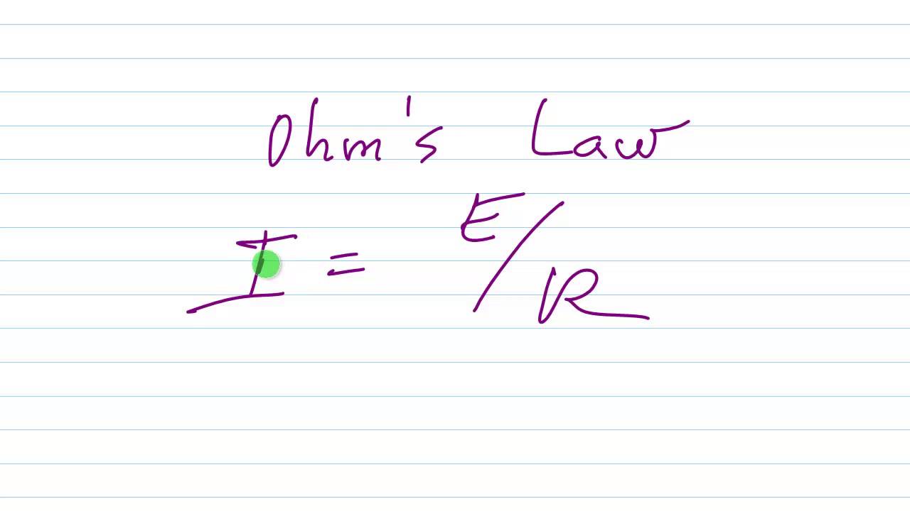 It's the Current that Kills 