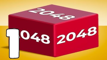 Chain Cube 3D Drop The Number 2048 merge game Gameplay