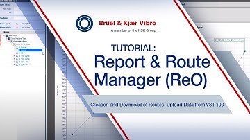 Report & Route Manager Software Tutorial: Creation and Download of Routes, Upload data from VST-100