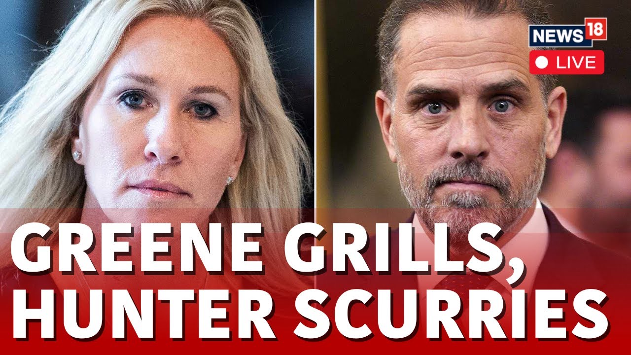 Hunter Biden Walks Out When Marjorie Taylor Greene Speaks At Congress Hearing | N18L | News18 Live