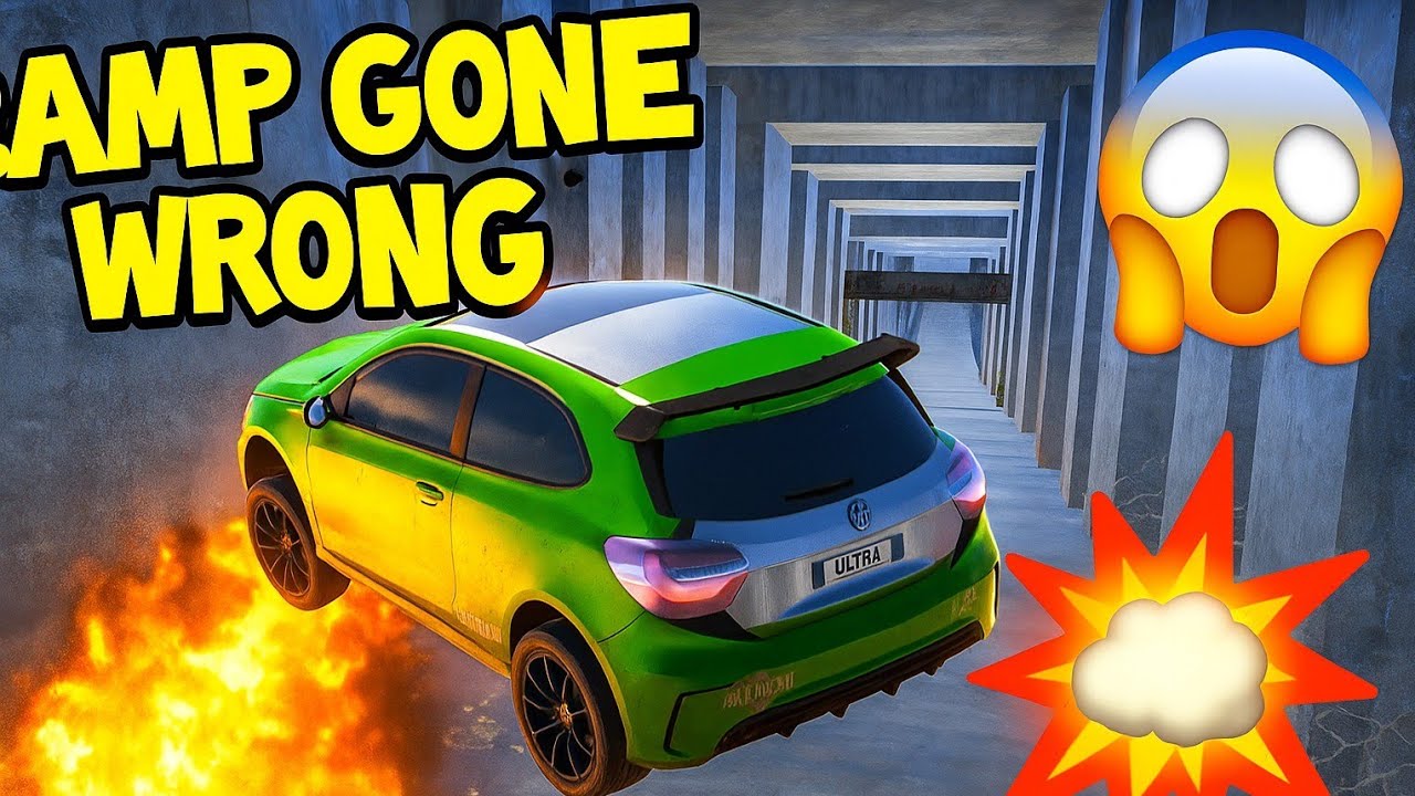 Car Ramp Jump Test 💀 | Realistic Car Crash Gameplay with High Graphics ...